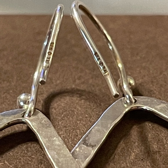 Silpada Sterling Silver ‘TAKE SHAPE’ Dangle Earrings W2454 - Picture 14 of 14